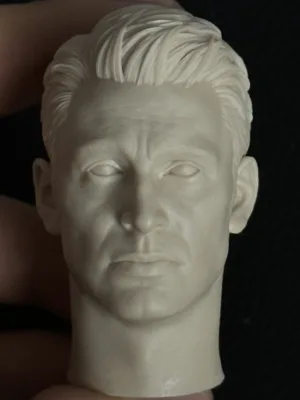 Chris Evans - 1/6 Scale Unpainted Action Figure Head Sculpt