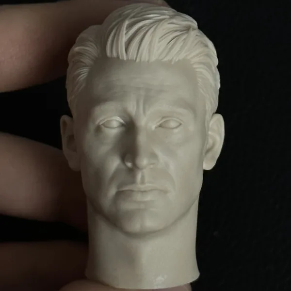 Chris Evans - 1/6 Scale Unpainted Action Figure Head Sculpt
