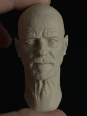 Bryan Cranston - 1/6 Scale Unpainted Action Figure Head Sculpt