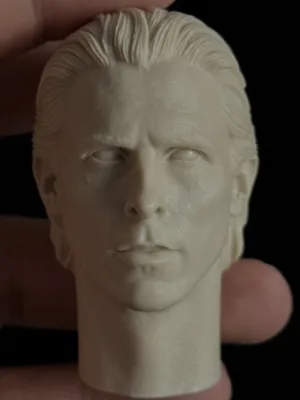 Christian Bale Batman - 1/6 Scale Unpainted Action Figure Head Sculpt
