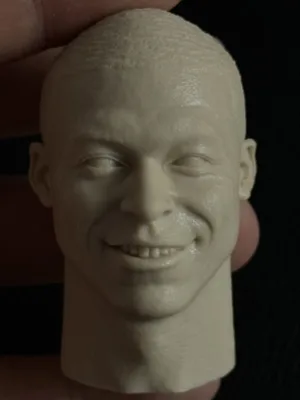 Kylian Mbappé - 1/6 Scale Unpainted Action Figure Head Sculpt