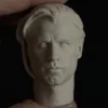 John Travolta - 1/6 Scale Unpainted Action Figure Head Sculpt
