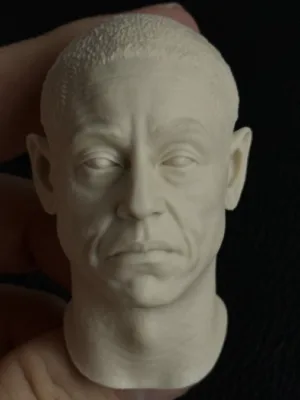 Breaking Bad Giancarlo Esposito - 1/6 Scale Unpainted Action Figure Head Sculpt