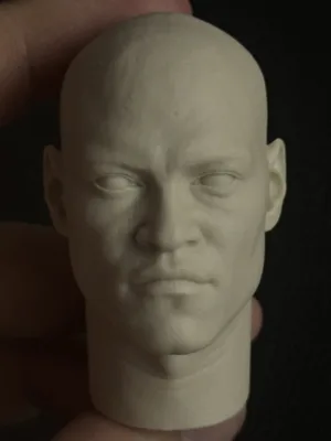 Laurence Fishburne - 1/6 Scale Unpainted Action Figure Head Sculpt