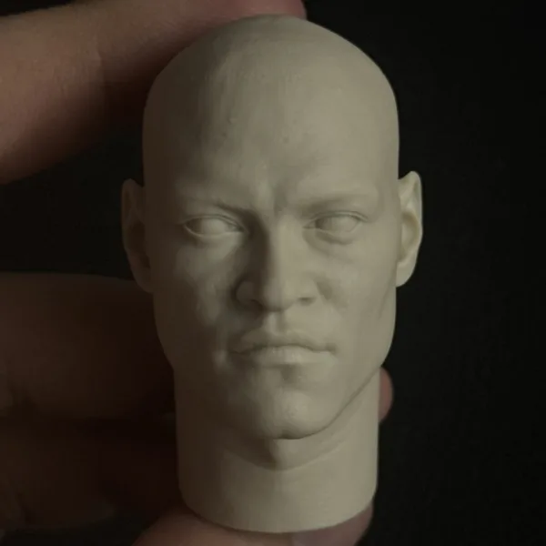 Laurence Fishburne - 1/6 Scale Unpainted Action Figure Head Sculpt