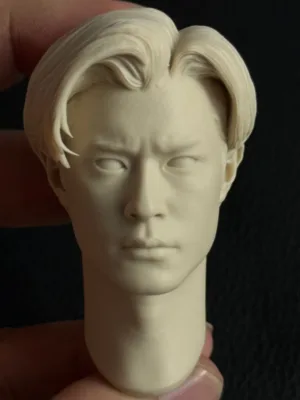 古天乐 Louis Koo - 1/6 Scale Unpainted Action Figure Head Sculpt