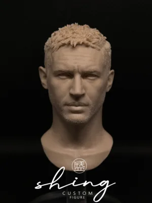 Tom Hardy Venom - 1/6 Scale Unpainted Action Figure Head Sculpt