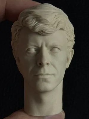 David Bowie - 1/6 Scale Unpainted Action Figure Head Sculpt