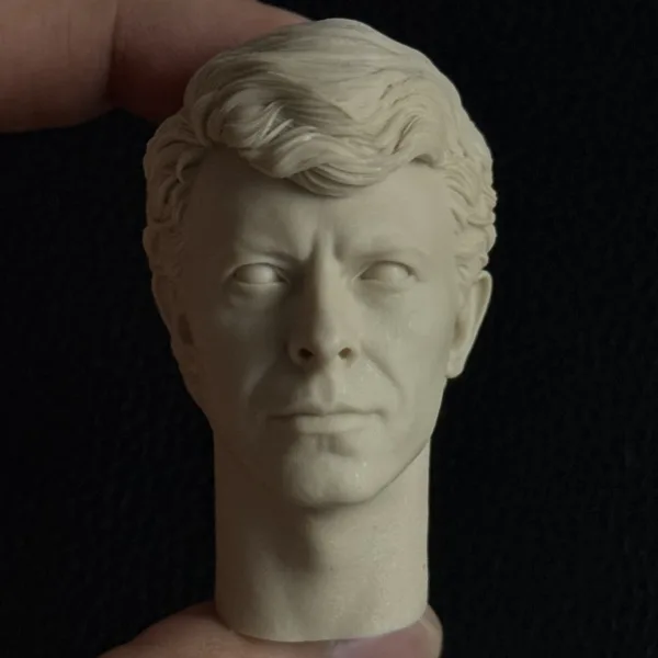 David Bowie - 1/6 Scale Unpainted Action Figure Head Sculpt