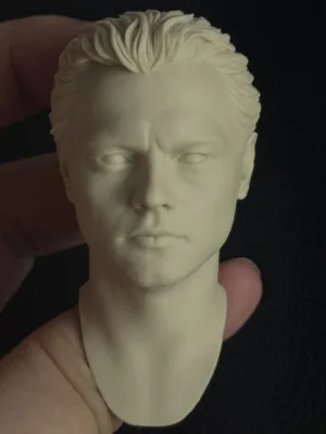 Leonardo DiCaprio - 1/6 Scale Unpainted Action Figure Head Sculpt