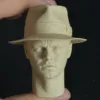 Leonardo DiCaprio - 1/6 Scale Unpainted Action Figure Head Sculpt