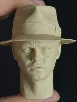 Leonardo DiCaprio - 1/6 Scale Unpainted Action Figure Head Sculpt