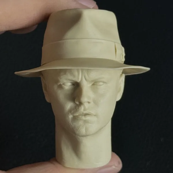 Leonardo DiCaprio - 1/6 Scale Unpainted Action Figure Head Sculpt