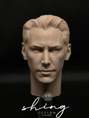 Keanu Reeves - 1/6 Scale Unpainted Action Figure Head Sculpt