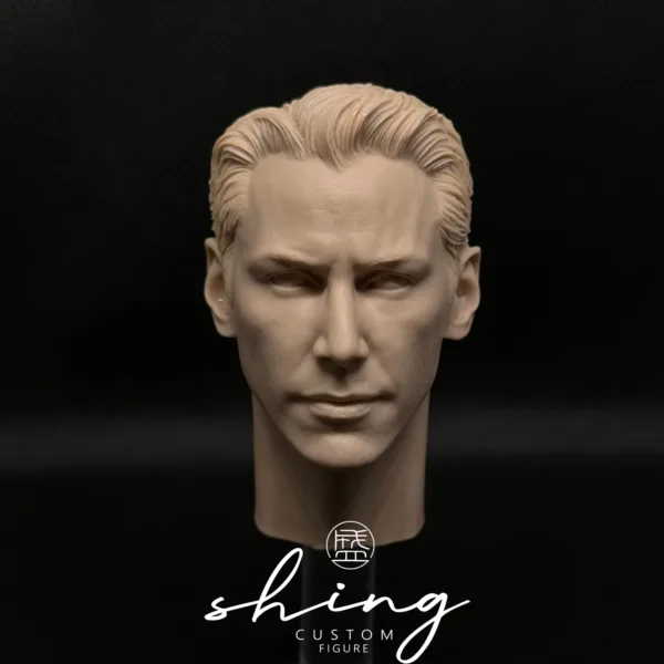 Keanu Reeves - 1/6 Scale Unpainted Action Figure Head Sculpt