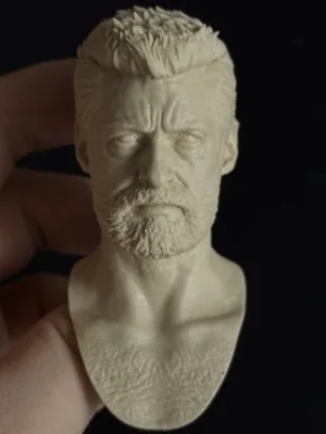 Old Wolverine - 1/6 Scale Unpainted Action Figure Head Sculpt