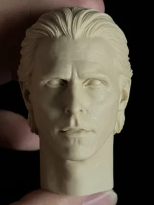 Christian Bale Batman - 1/6 Scale Unpainted Action Figure Head Sculpt
