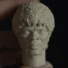Samuel L. Jackson - 1/6 Scale Unpainted Action Figure Head Sculpt