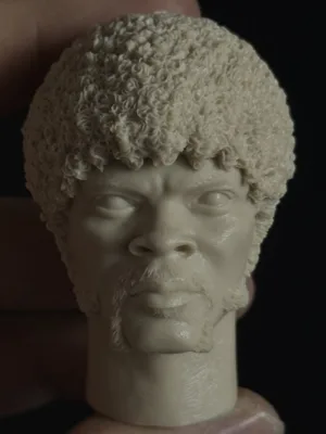 Samuel L. Jackson - 1/6 Scale Unpainted Action Figure Head Sculpt