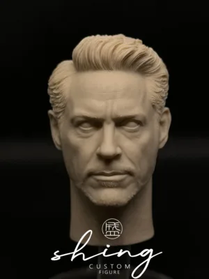 Tony Stark Ironman - 1/6 Scale Unpainted Action Figure Head Sculpt