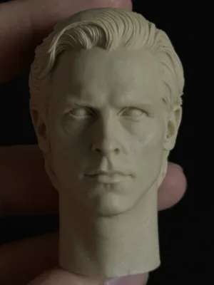 Christian Bale Batman - 1/6 Scale Unpainted Action Figure Head Sculpt