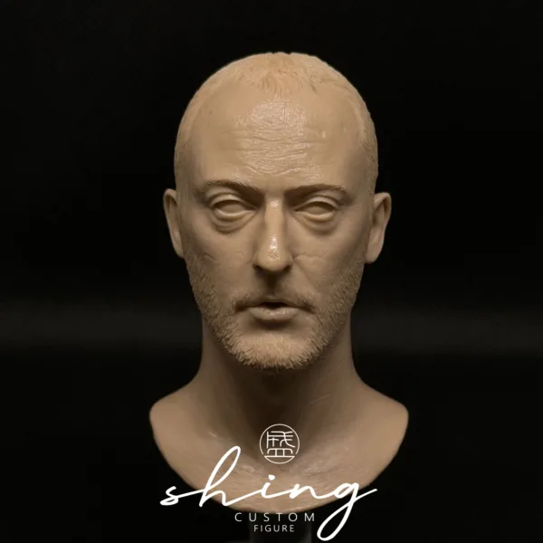 Jean Reno - 1/6 Scale Unpainted Action Figure Head Sculpt