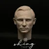 Daniel Craig James Bond - 1/6 Scale Unpainted Action Figure Head Sculpt