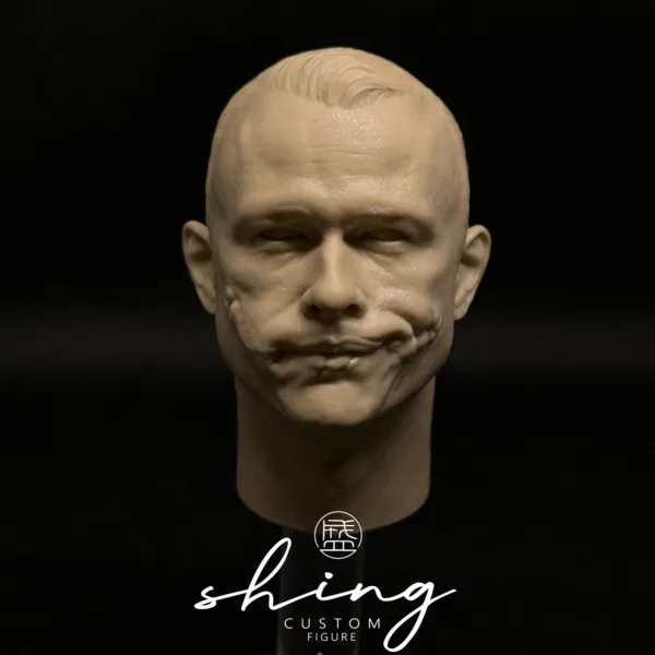 Heath Ledger Joker - 1/6 Scale Unpainted Action Figure Head Sculpt