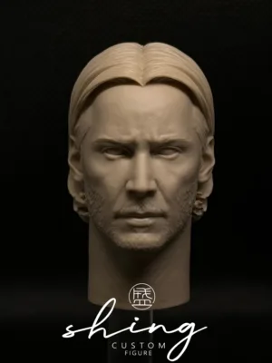 Keanu Reeves - 1/6 Scale Unpainted Action Figure Head Sculpt