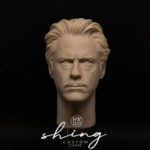 Tony Stark Ironman - 1/6 Scale Unpainted Action Figure Head Sculpt