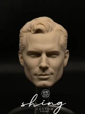 Henry Cavill Superman - 1/6 Scale Unpainted Action Figure Head Sculpt