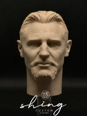 Liam Neeson - 1/6 Scale Unpainted Action Figure Head Sculpt