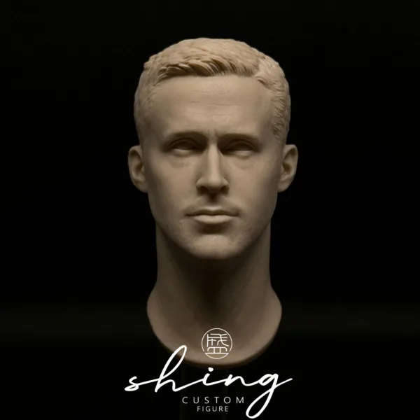 Ryan Gosling - 1/6 Scale Unpainted Action Figure Head Sculpt