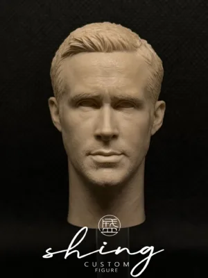 Ryan Gosling - 1/6 Scale Unpainted Action Figure Head Sculpt