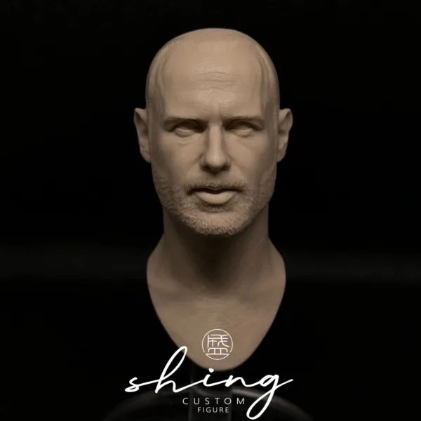 Andrew Lincoln - 1/6 Scale Unpainted Action Figure Head Sculpt