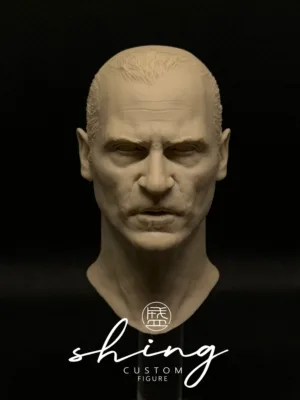 Joaquin Phoenix Joker - 1/6 Scale Unpainted Action Figure Head Sculpt