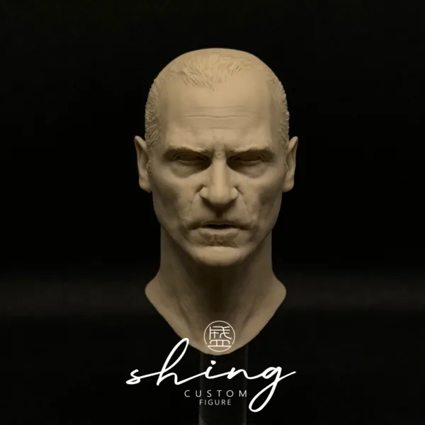 Joaquin Phoenix Joker - 1/6 Scale Unpainted Action Figure Head Sculpt