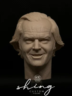 Jack Nicholson - 1/6 Scale Unpainted Action Figure Head Sculpt