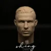 CR7 Ronaldo - 1/6 Scale Unpainted Action Figure Head Sculpt