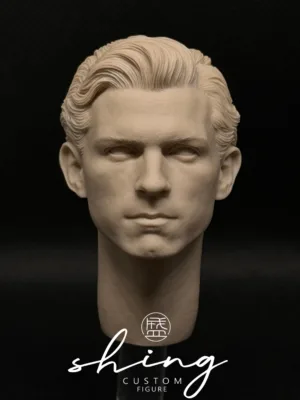 Tom Holland SpiderMan - 1/6 Scale Unpainted Action Figure Head Sculpt