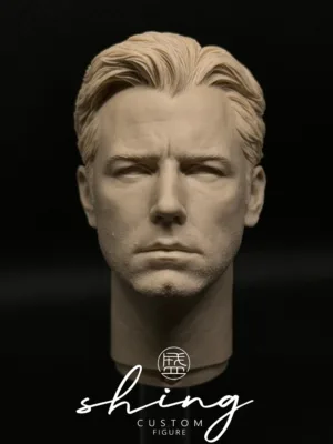 主图_001 Ben Affleck Batman - 1/6 Scale Unpainted Action Figure Head Sculpt