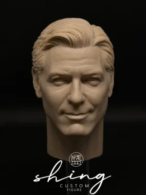 主图_001 George Clooney - 1/6 Scale Unpainted Action Figure Head Sculpt