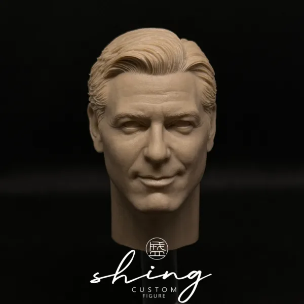 George Clooney - 1/6 Scale Unpainted Action Figure Head Sculpt
