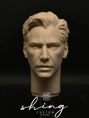 Keanu Reeves - 1/6 Scale Unpainted Action Figure Head Sculpt