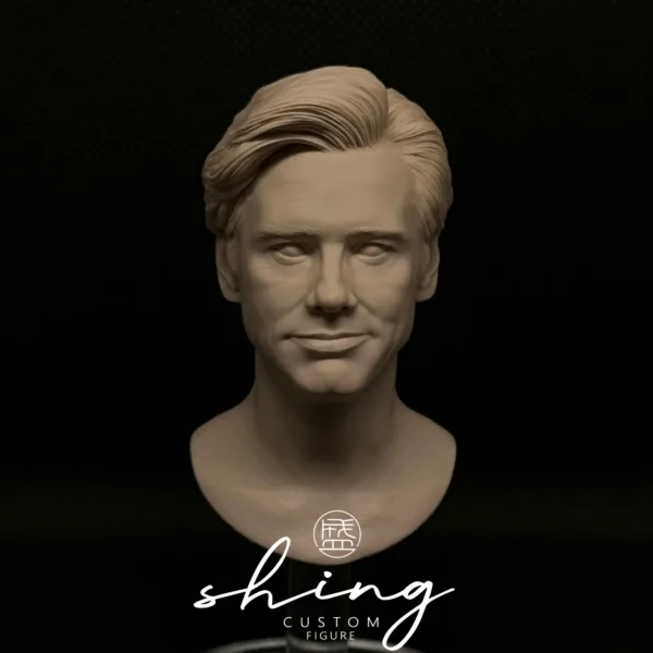 Jim Carrey - 1/6 Scale Unpainted Action Figure Head Sculpt