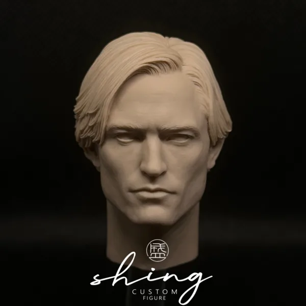 Robert Pattinson Batman - 1/6 Scale Unpainted Action Figure Head Sculpt