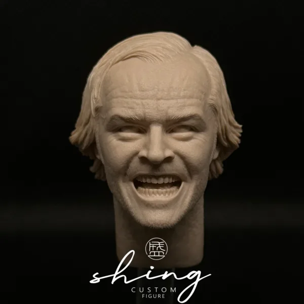 Jack Nicholson - 1/6 Scale Unpainted Action Figure Head Sculpt