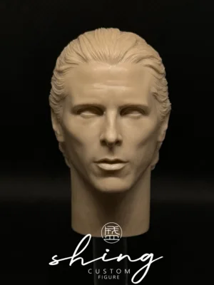 Christian Bale Batman - 1/6 Scale Unpainted Action Figure Head Sculpt