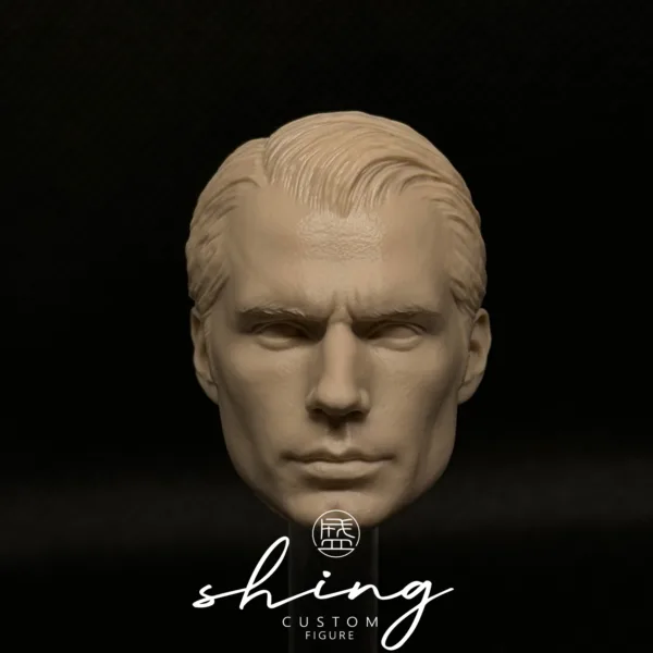 Henry Cavill Superman - 1/6 Scale Unpainted Action Figure Head Sculpt