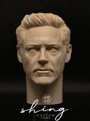 Tony Stark Ironman - 1/6 Scale Unpainted Action Figure Head Sculpt